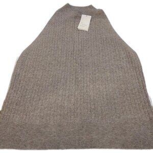 Women’s mock neck cable sweater tank XXL Beautiful warm and soft